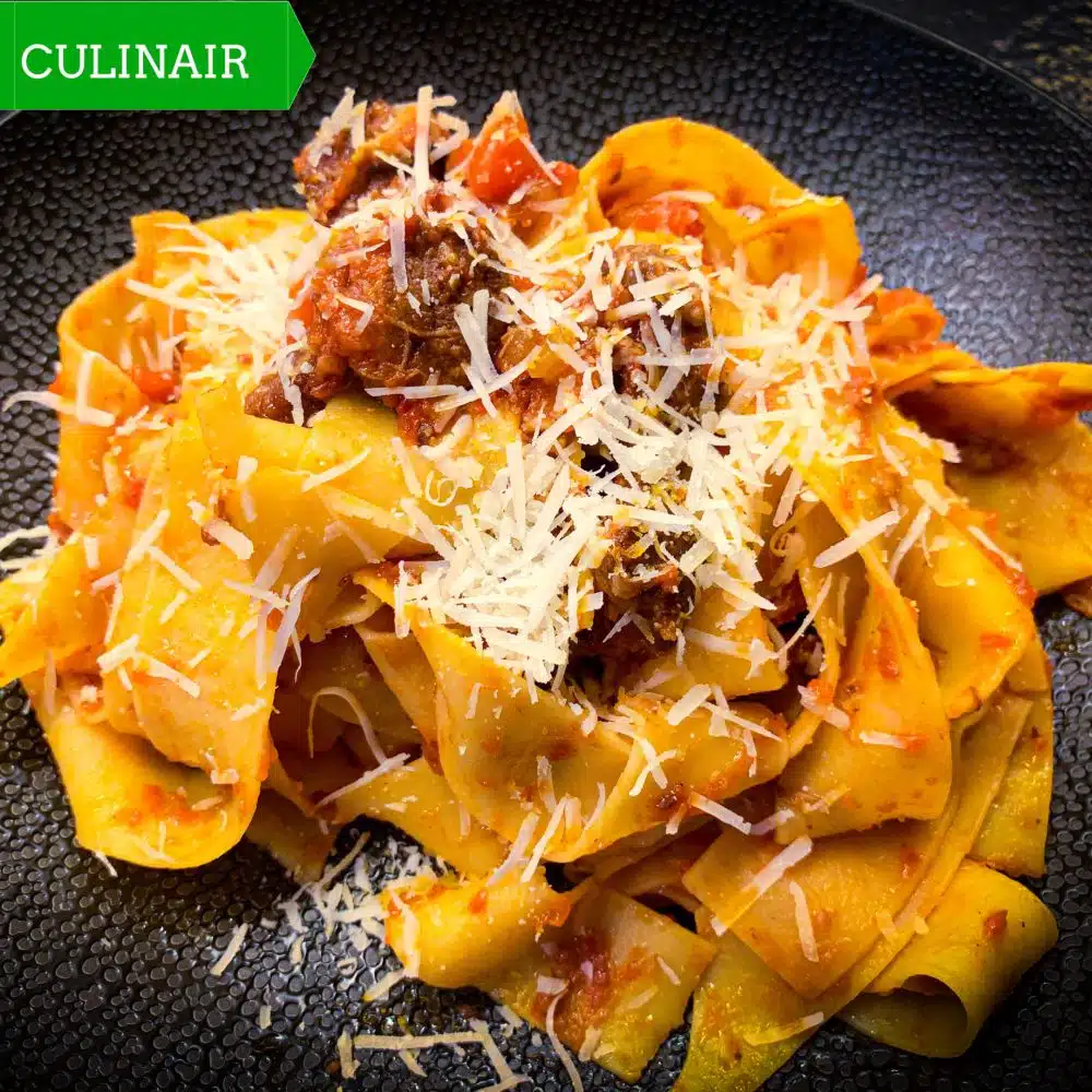 Pappardelle al ragù di cinghiale