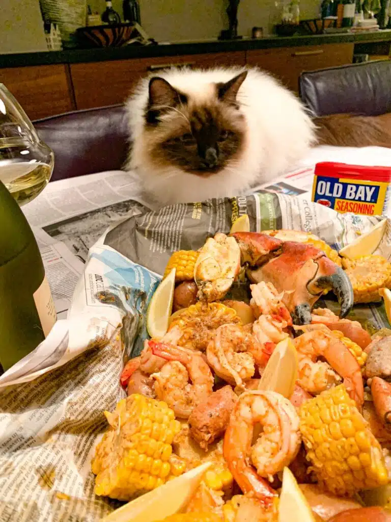 Seafood Boil is shared dining Seafood Boil is shared dining