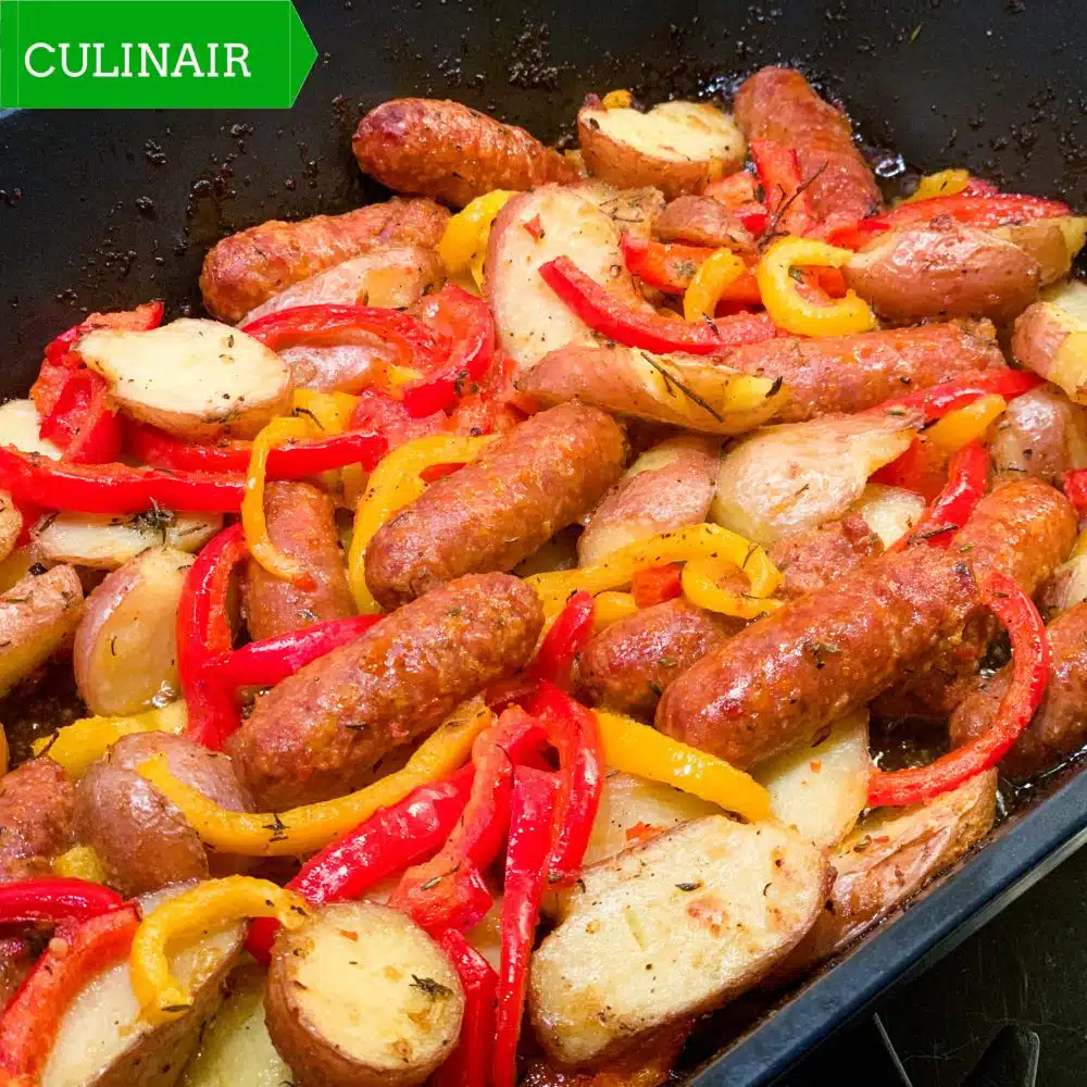 Spaanse aardappeltjes met chorizo en paprika