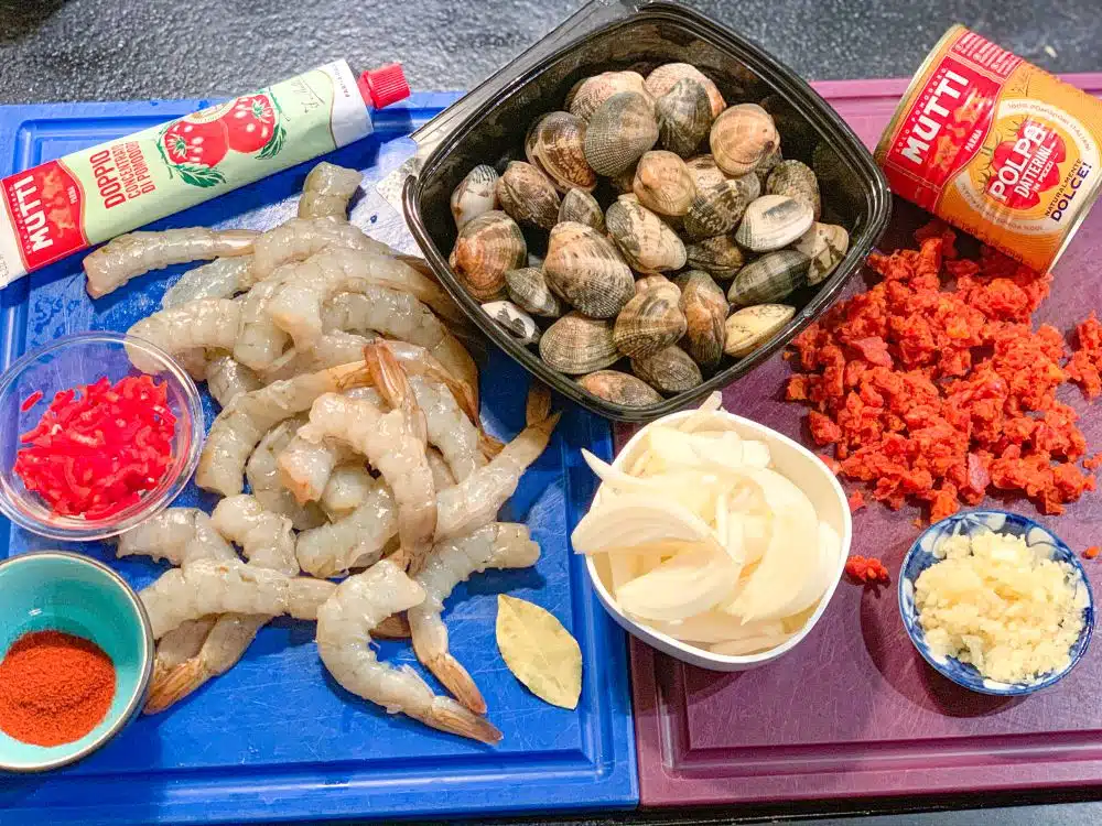 Ingrediënten cataplana