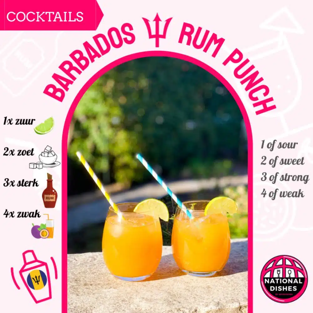 3 tropische rumcocktails uit Barbados