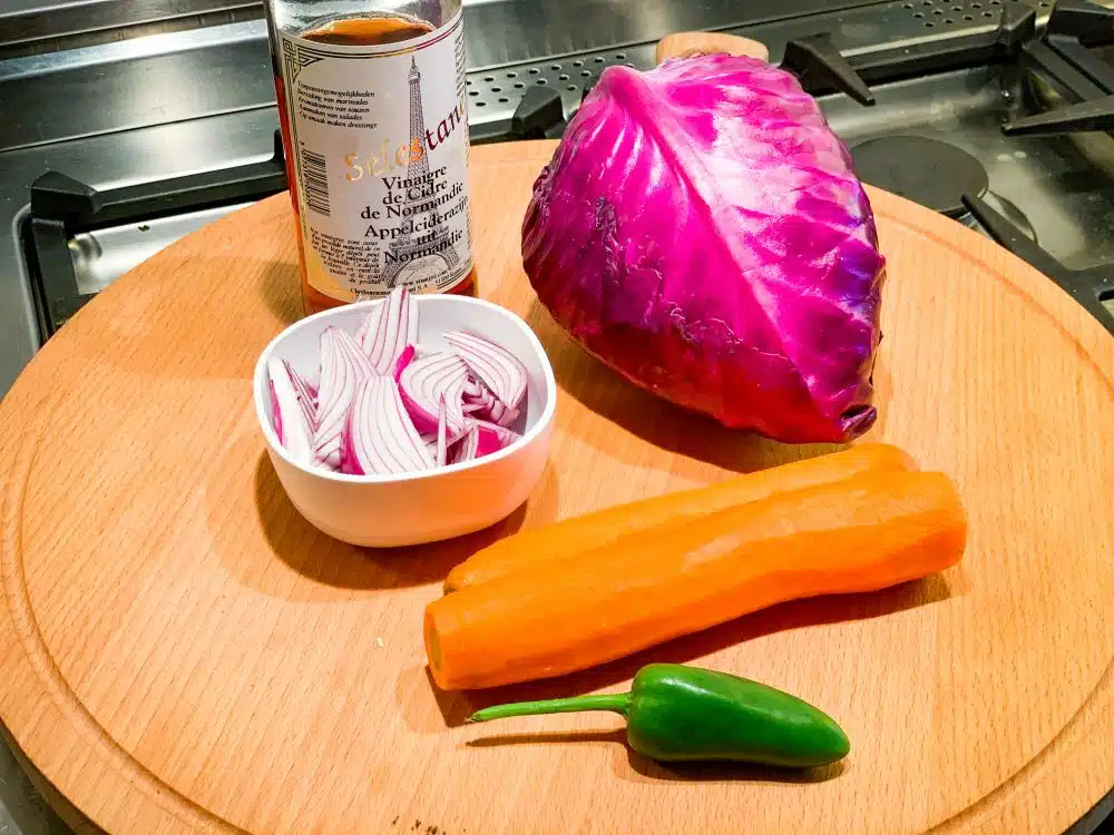 Ingrediënten curtido Ingrediënten curtido