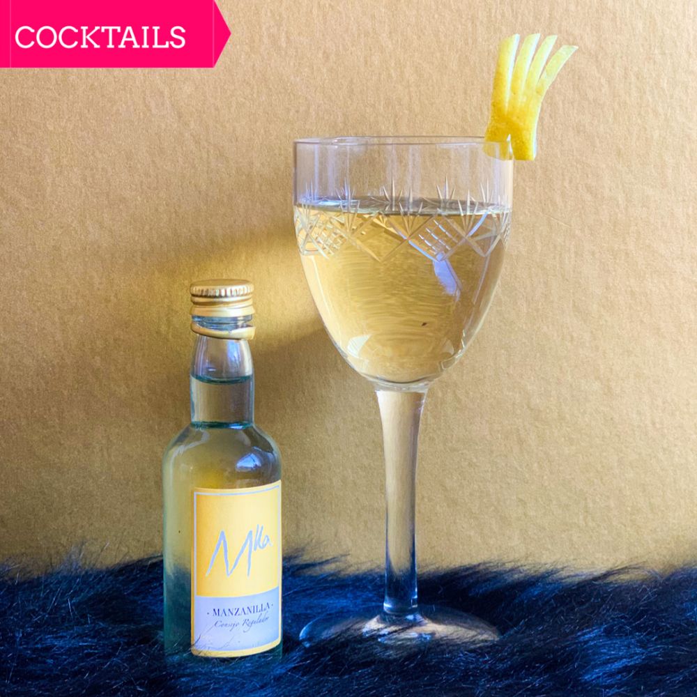 Cocktail met manzanilla - La Perla