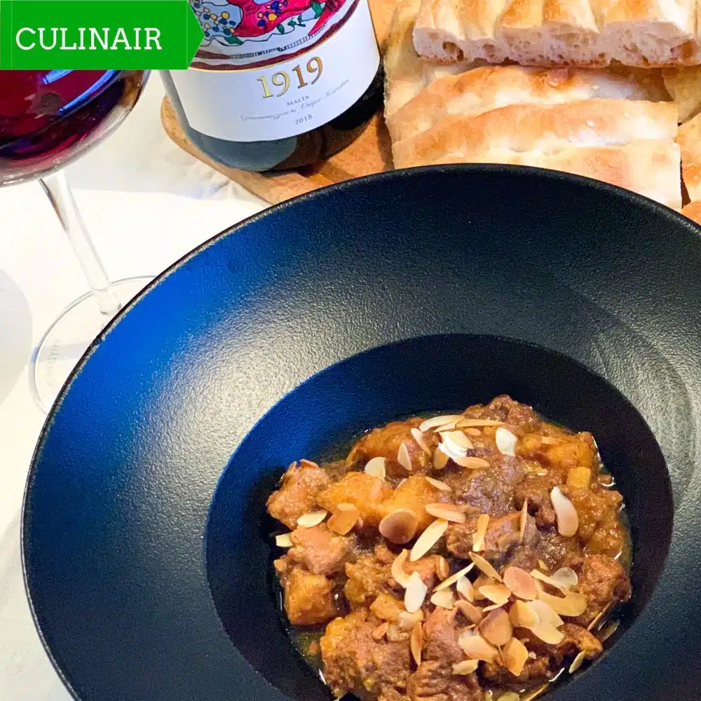 Tajine van kalfsvlees en kweeperen