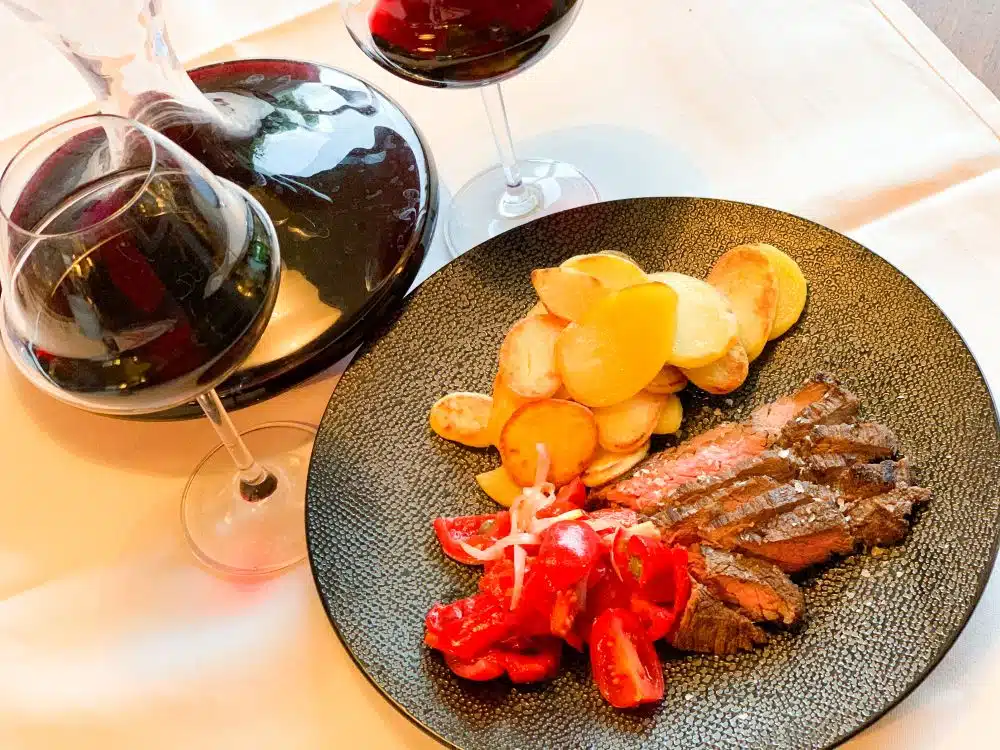 Wijntip bij bavette Wijntip bij bavette
