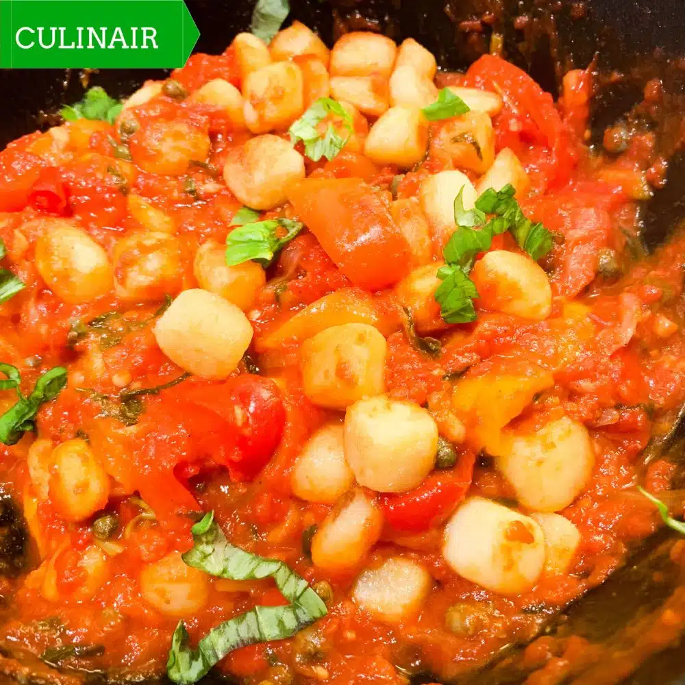 Peperonata con patate alla siciliana