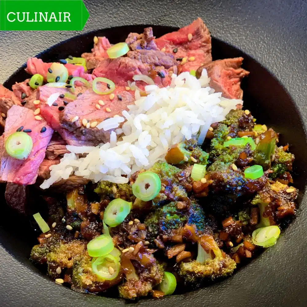 Beef Broccoli Buddha Bowl