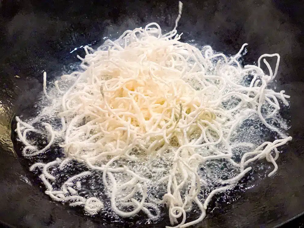 Gefrituurde rijstnoodles