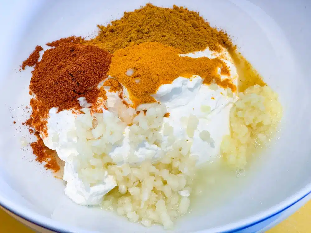 Marinade voor butter chicken