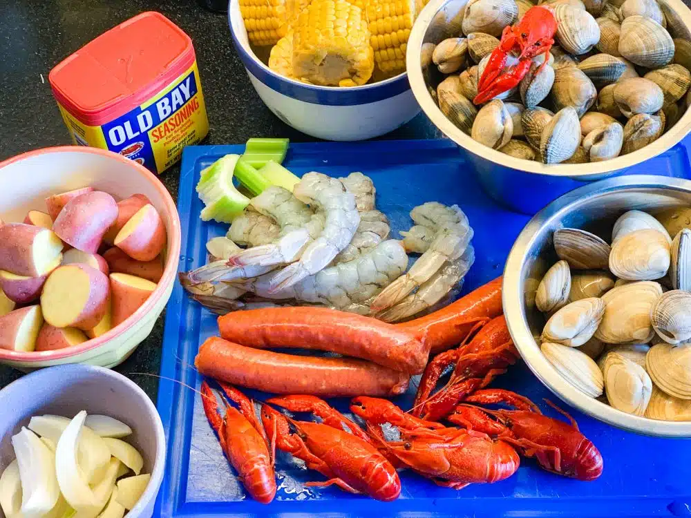 ingrediënten New England Clambake