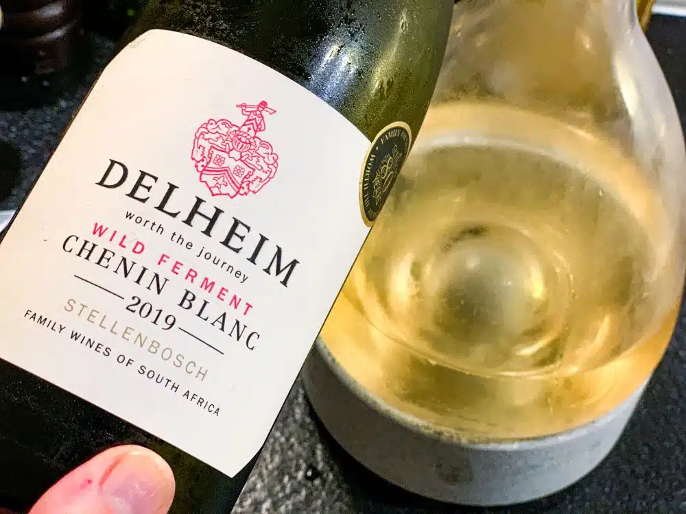 Delheim chenin blanc wild ferment karafferen