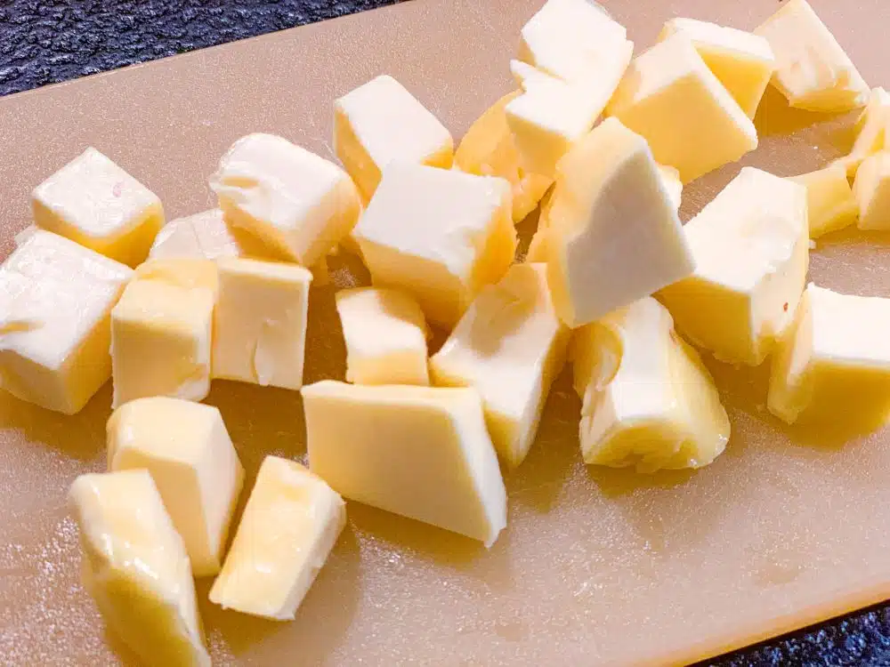 Klontjes boter voor beurre blanc