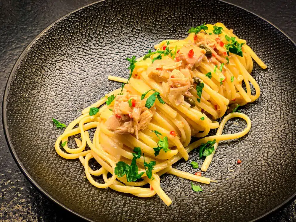 Linguine tonijn citroen Linguine tonijn citroen