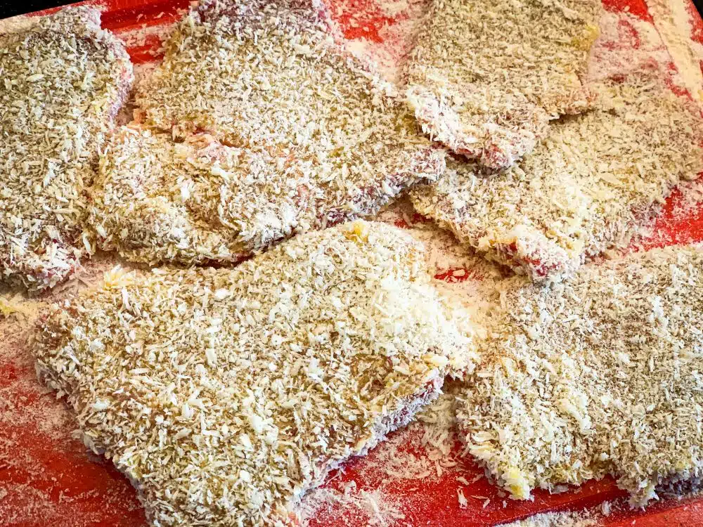 Schnitzels paneren Schnitzels paneren