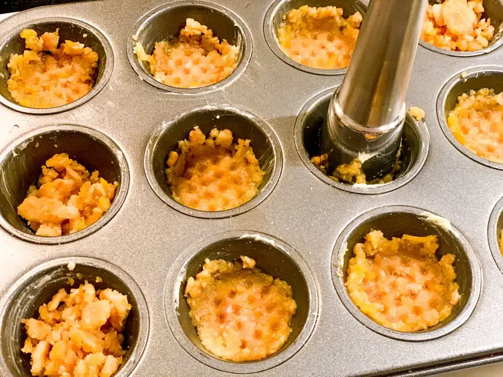 Cups van Ritz-crackers