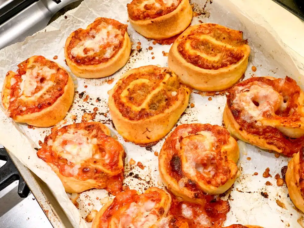 Gebakken pizzarolls