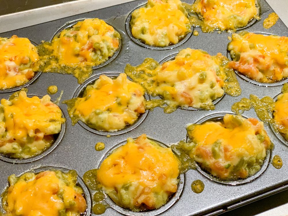 Mac and Cheese Bites uit de oven