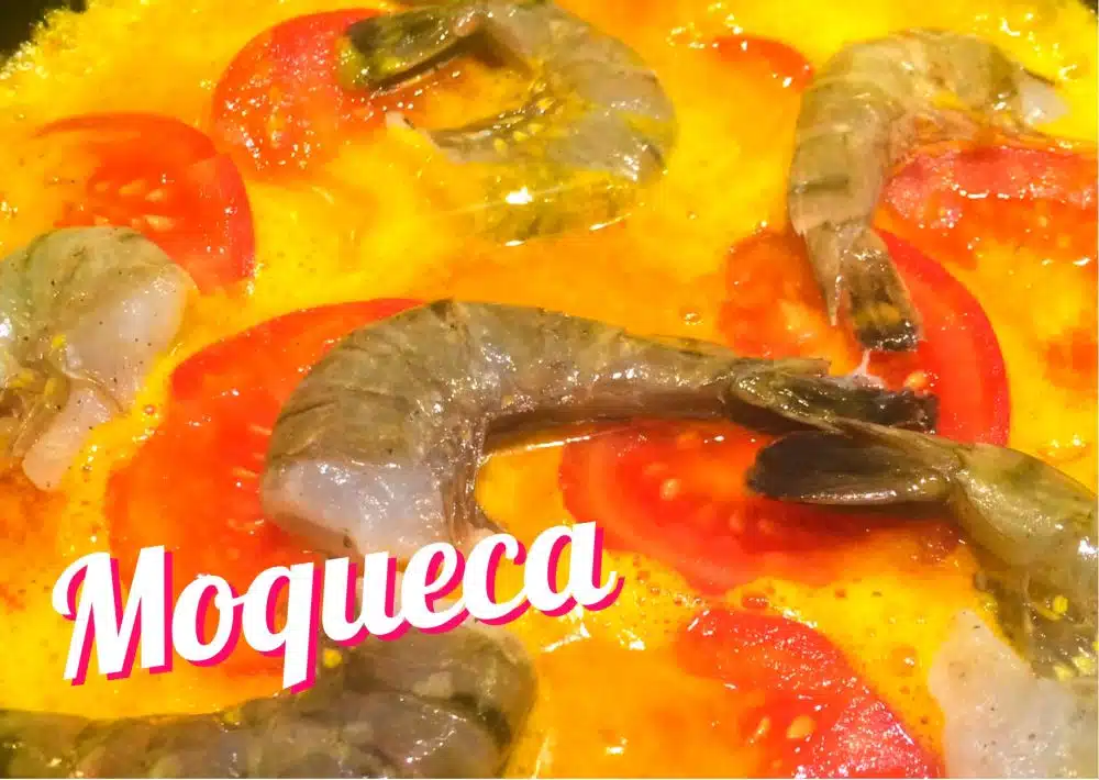 Moqueca de peize e camarão