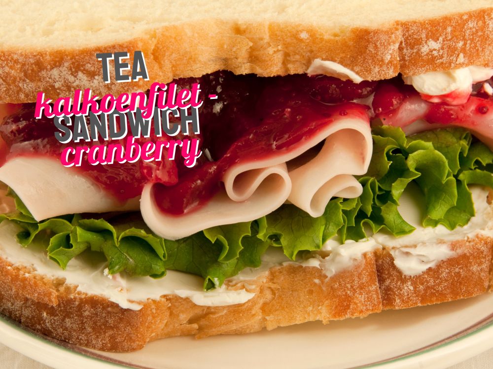 Tea Sandwich kalkoen-cranberry -credits Canva-