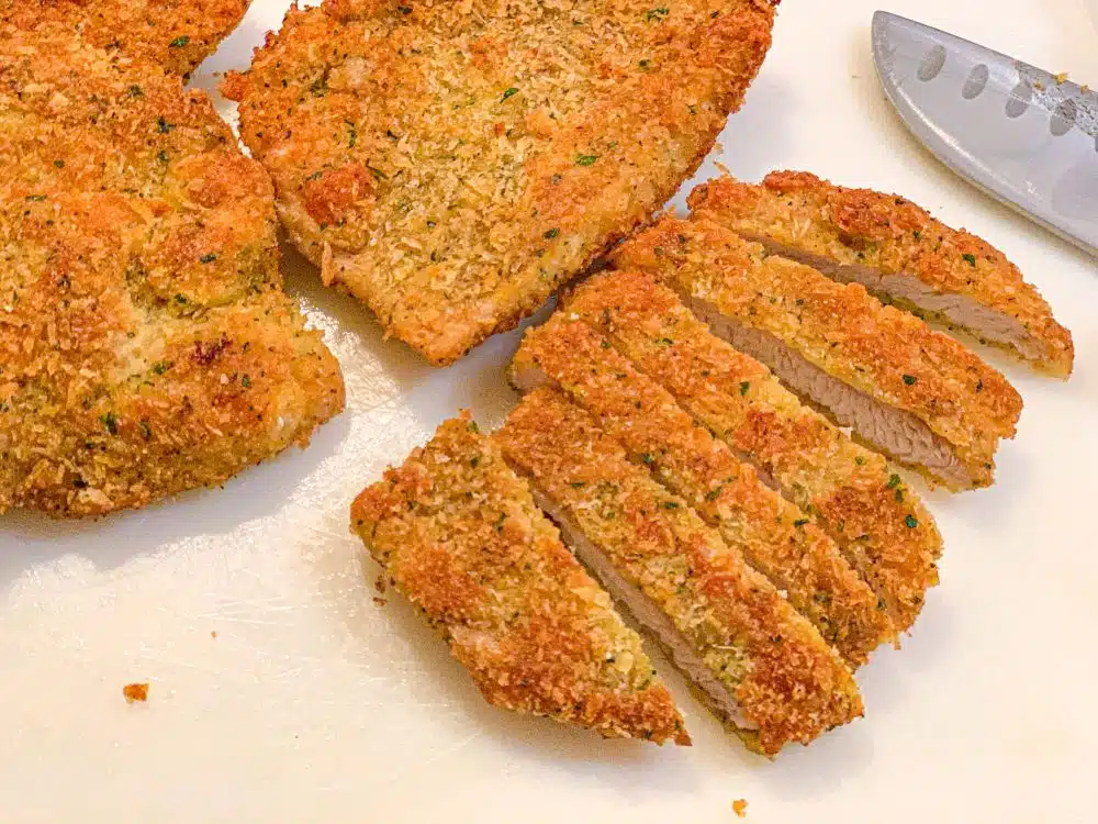 kalkoenschnitzel met Parmezaan
