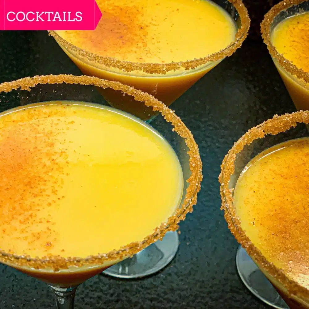wintercocktail - winterse advocaat martini
