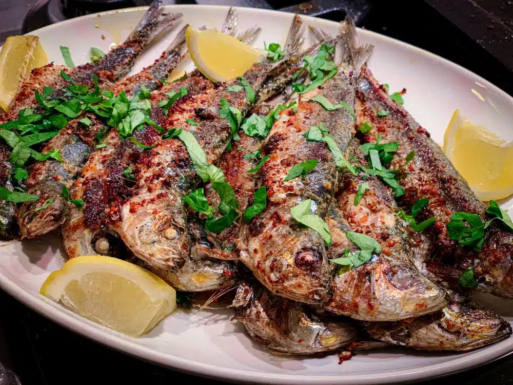 Gegrilde Portugese sardientjes