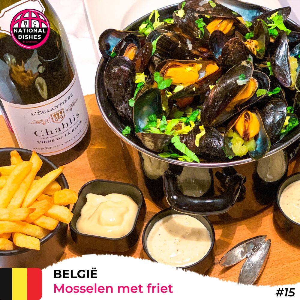 Nationaal gerecht van België - mosselen met friet