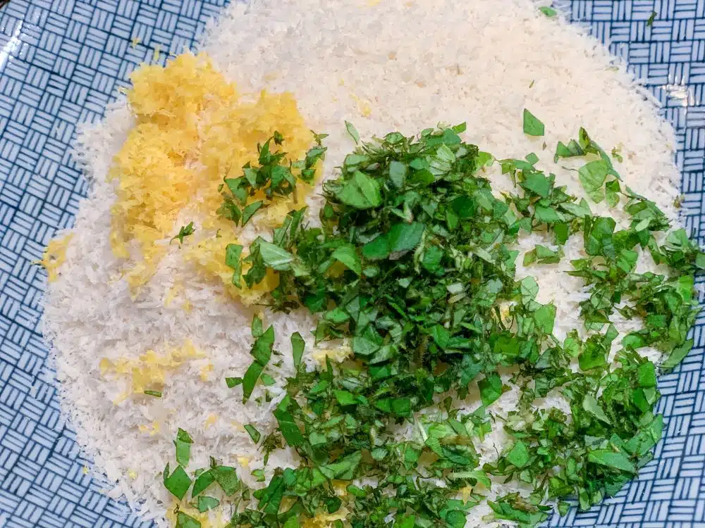 Panko met citroenzest en oregano Panko met citroenzest en oregano
