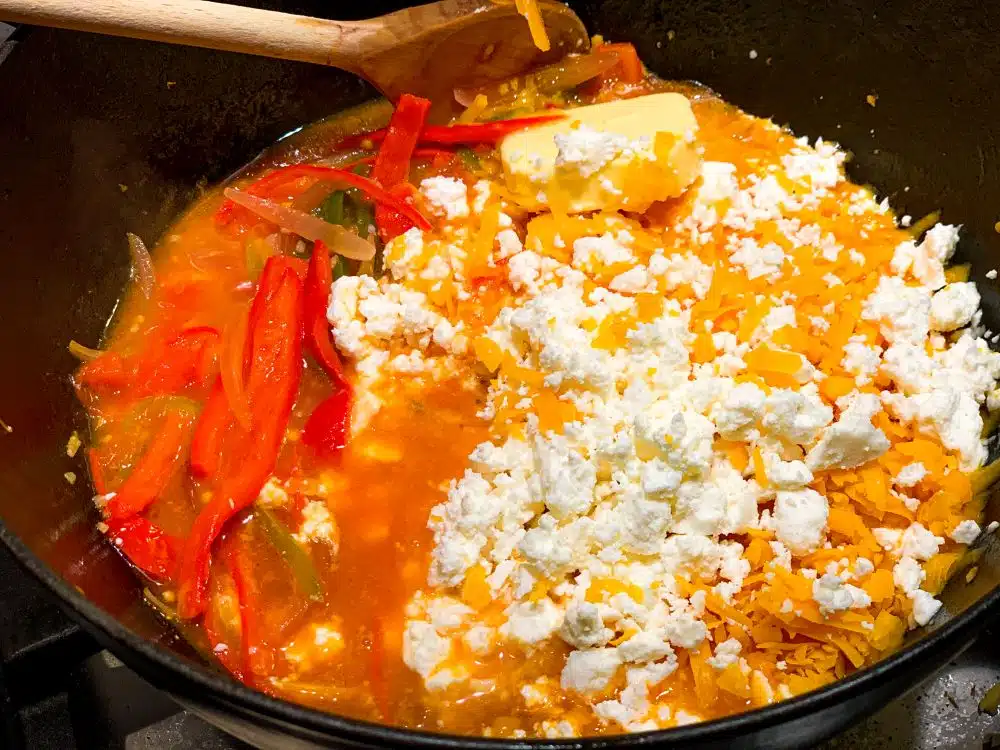 Bhutanese Ema Datshi is chili en kaas Bhutanese Ema Datshi is chili en kaas