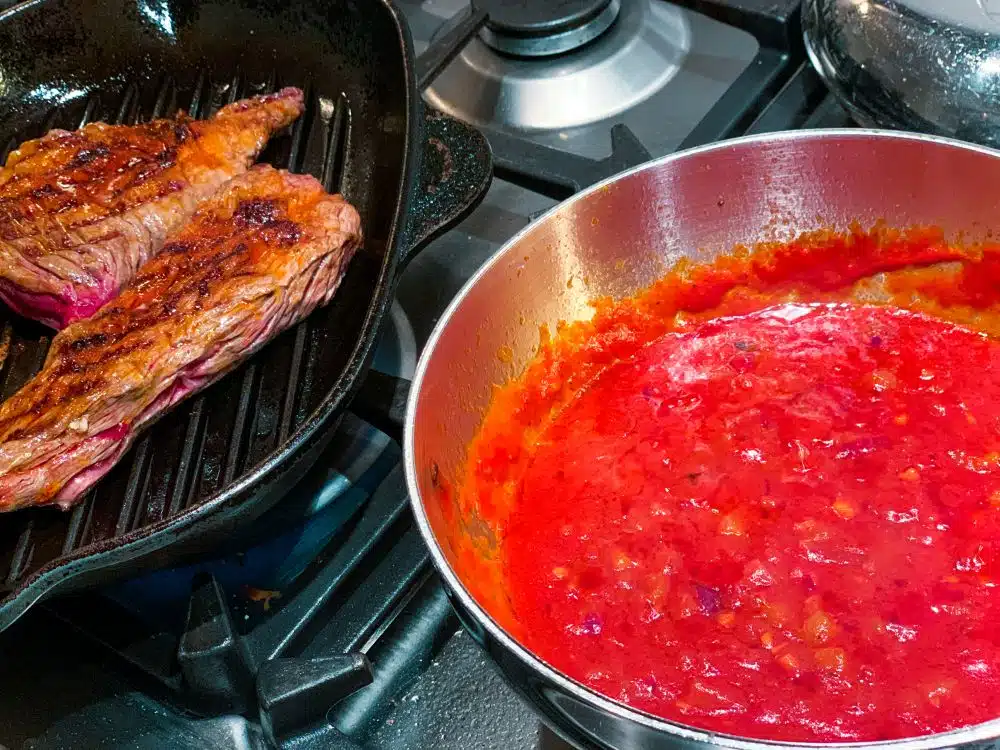 Bloody Mary-saus met bavette