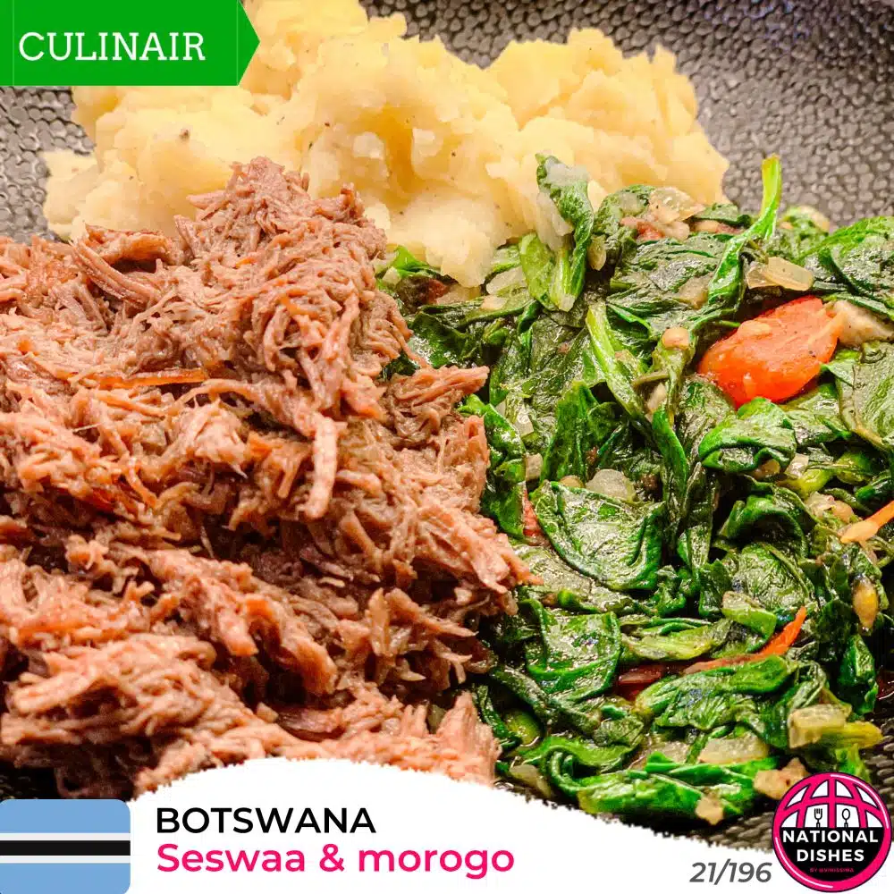 Botswana - seswaa en morogo