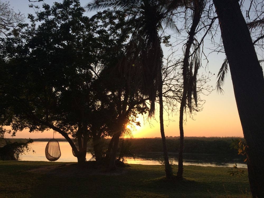 Botswana zonsondergang