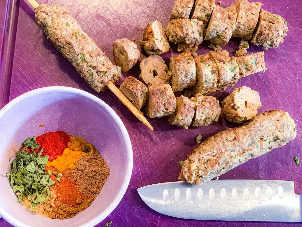 Leftover kofta curry op dag 2