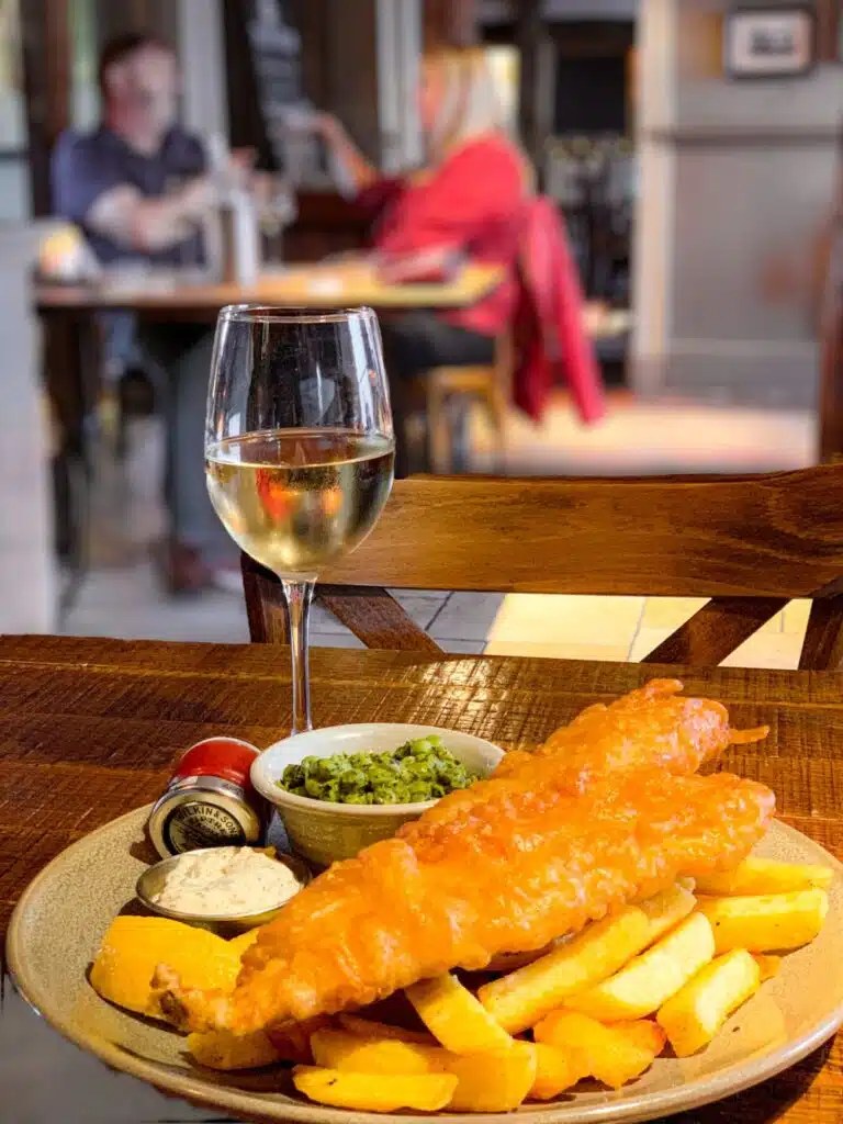Beer-battered Fish and Chips