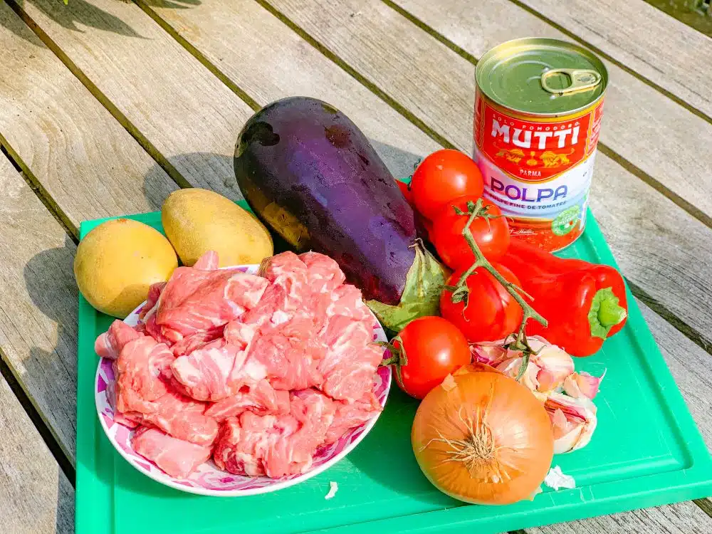 ingrediënten Georgische chanakhi