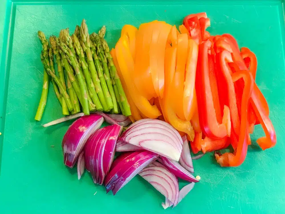 ingrediënten groentenvulling fajitas