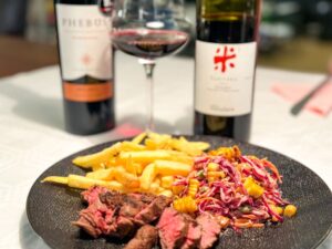 chipotle-steak met Argentijnse malbec en rode Douro