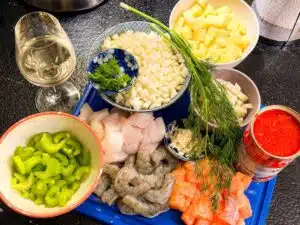 ingrediënten Zweedse vissoep