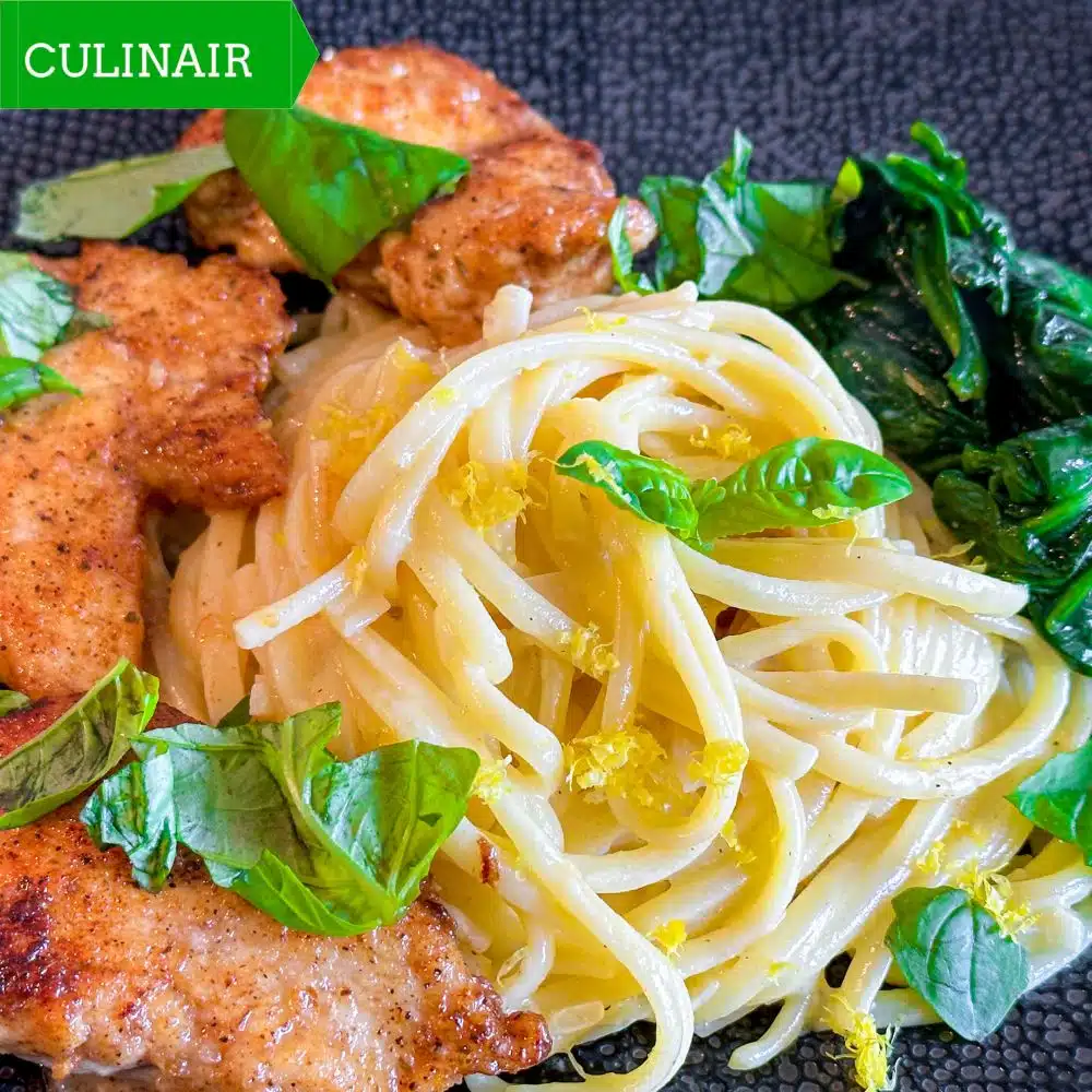 romige pasta al limone