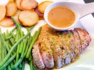 whisky-roomsaus bij steak