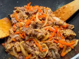het beroemde gerecht Calgary Ginger Beef