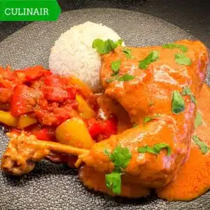 Oostenrijks Paprikahendl met Letscho Oostenrijks Paprikahendl met Letscho