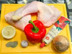 ingrediënten Oostenrijks Paprikahendl ingrediënten Oostenrijks Paprikahendl