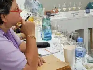 Ingrid Larmoyeur tijdens opleiding Spanish Wine Educator