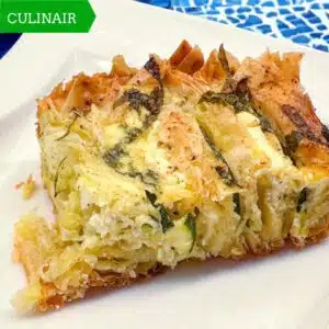 crinkle cake met courgette feta en munt crinkle cake met courgette feta en munt