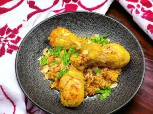 Qatari Machboos – geurige rijst met kip
