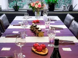 Running Dinner - gedekte herfsttafel