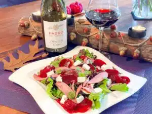 herfstsalade en Piemonte Rosso
