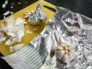 knoflook roosteren in de Airfryer