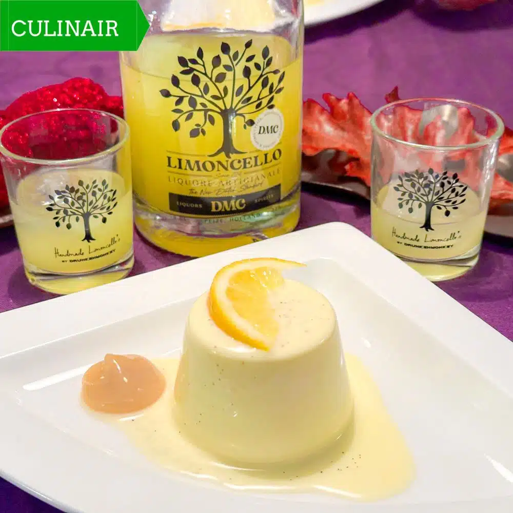 panna cotta met limoncello